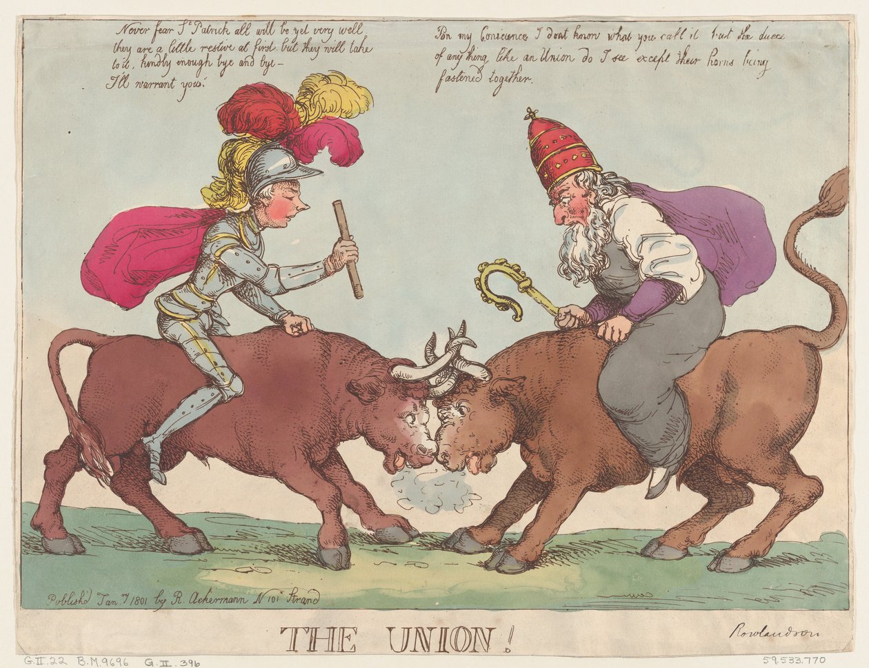 Unionen, 1. januar 1801., 1. januar 1801. av Thomas Rowlandson