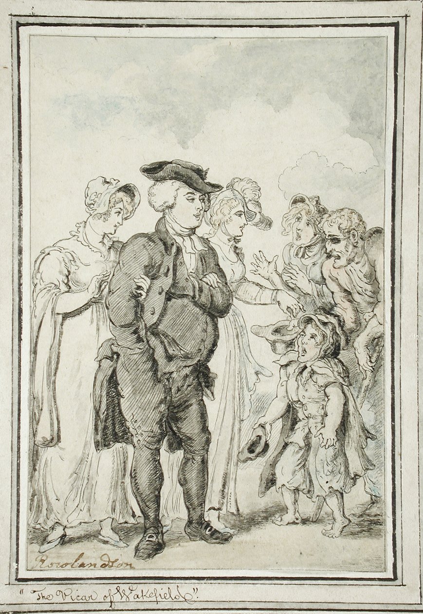 Presten i Wakefield av Thomas Rowlandson