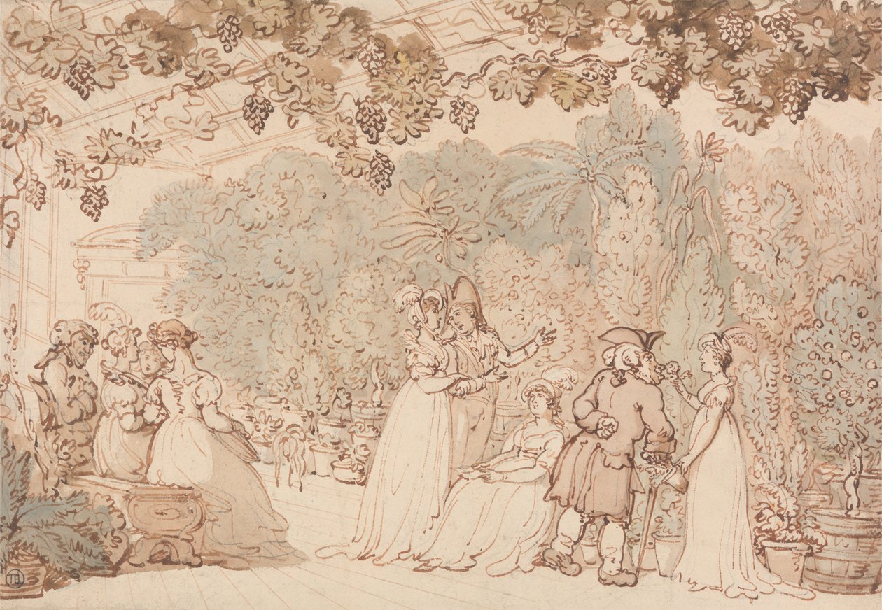The Vinery av Thomas Rowlandson