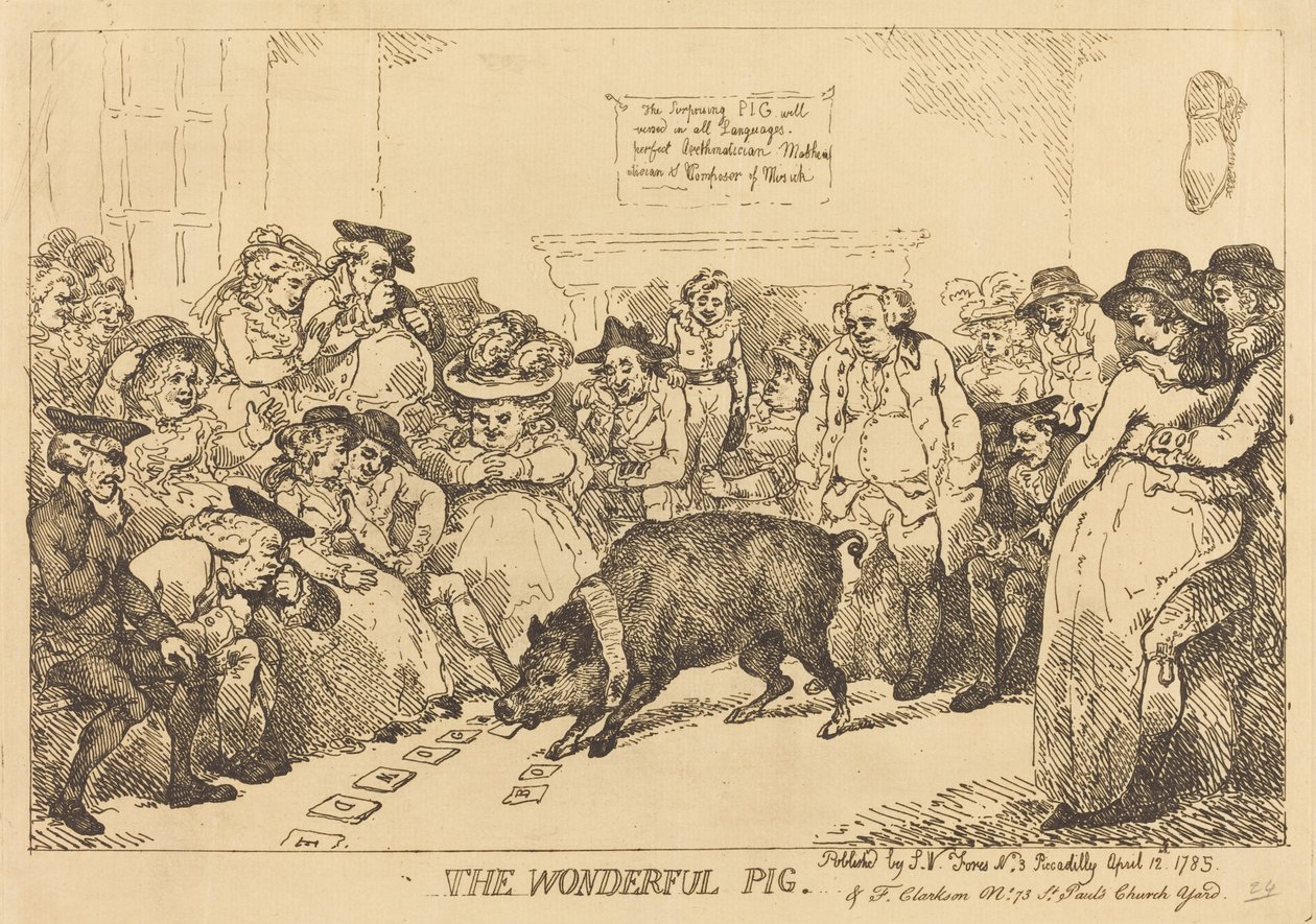 Den fantastiske grisen av Thomas Rowlandson