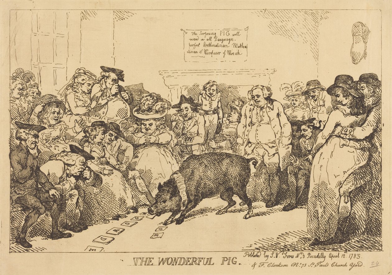 Den fantastiske grisen av Thomas Rowlandson