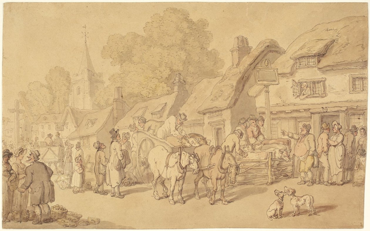 The Woolpack Inn av Thomas Rowlandson