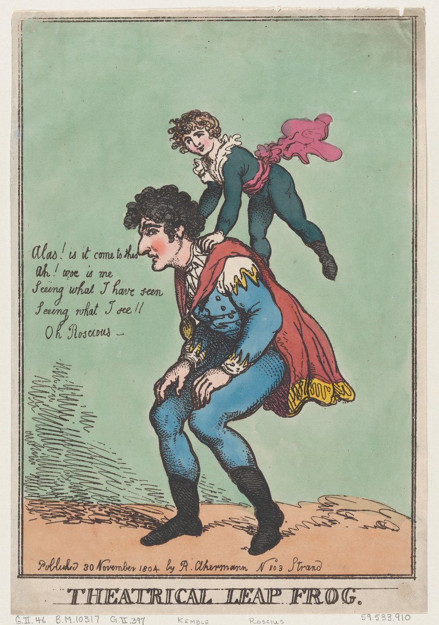 Teatersprangfrosk, 30. november 1804., 30. november 1804. av Thomas Rowlandson