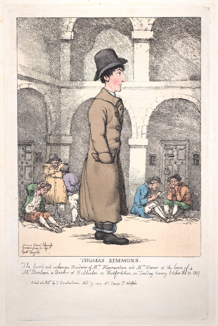 Thomas Simmons, 9. november 1807., 9. november 1807. av Thomas Rowlandson