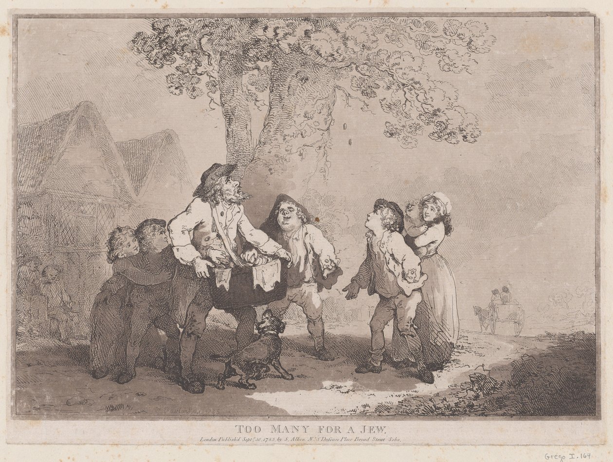 For mange for en jøde, 20. september 1785., 20. september 1785. av Thomas Rowlandson
