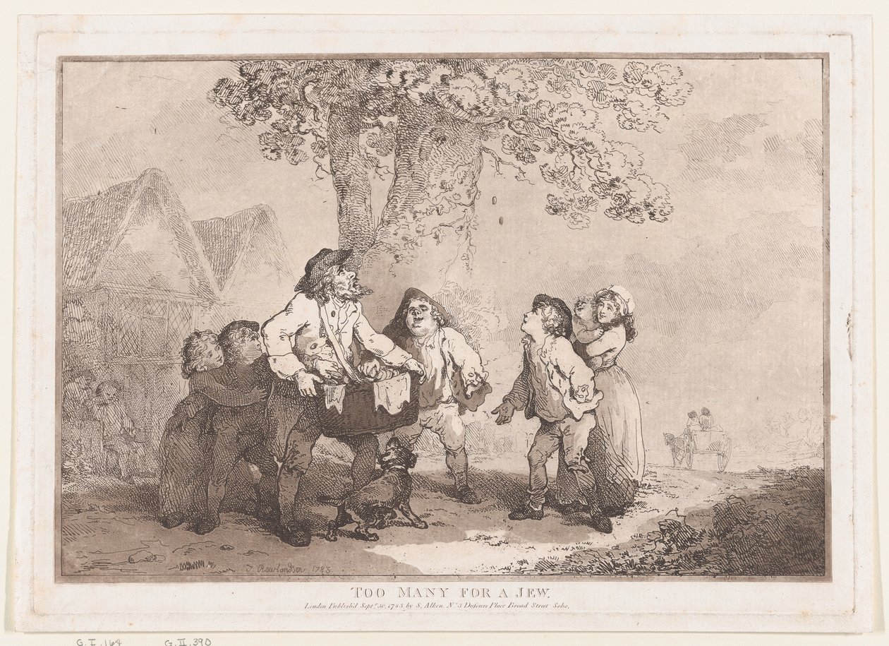 For mange for en jøde, 20. september 1785., 20. september 1785. av Thomas Rowlandson