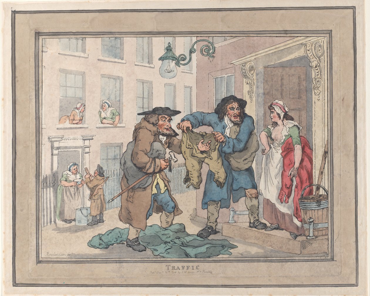 Trafikk, 1791., 1791. av Thomas Rowlandson