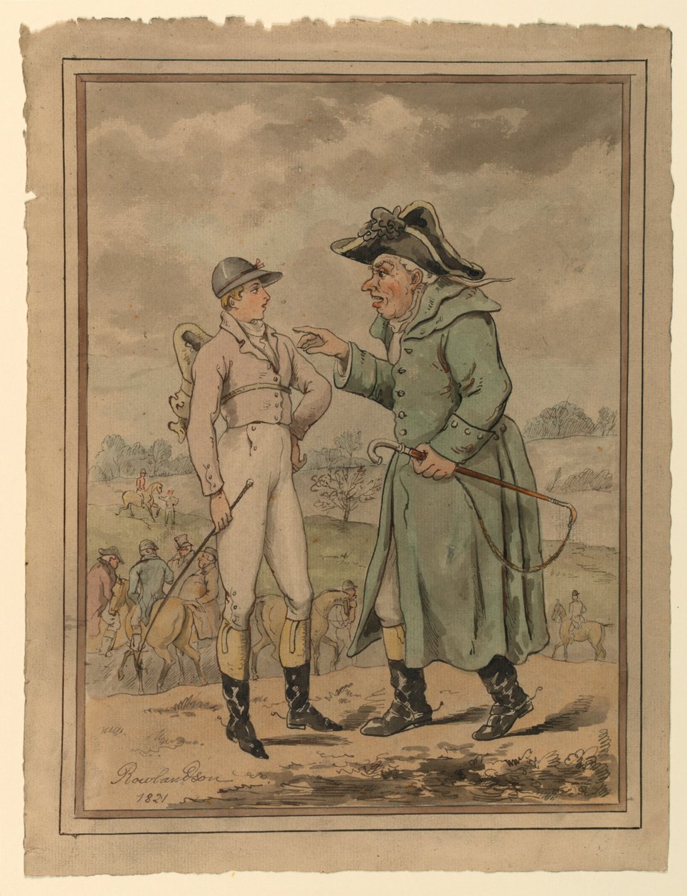 Tricks of the Turf, eller, avgjøre hvordan du taper et løp av Thomas Rowlandson