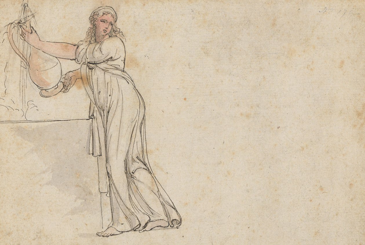 Kvinnen ved brønnen av Thomas Rowlandson