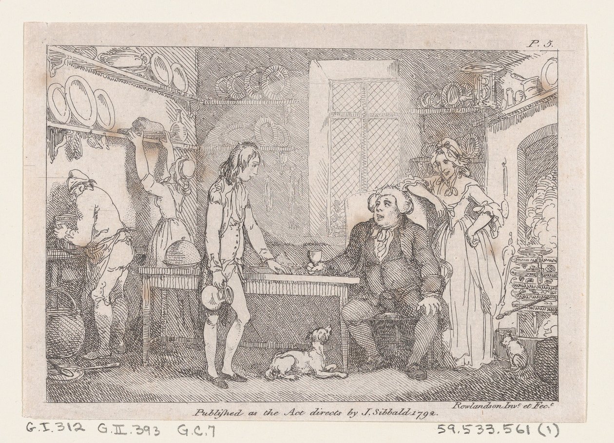 Young Adams Katekisert av Parson Adams, fra The Adventures of Joseph Andrews, and his fr..., 1792. av Thomas Rowlandson