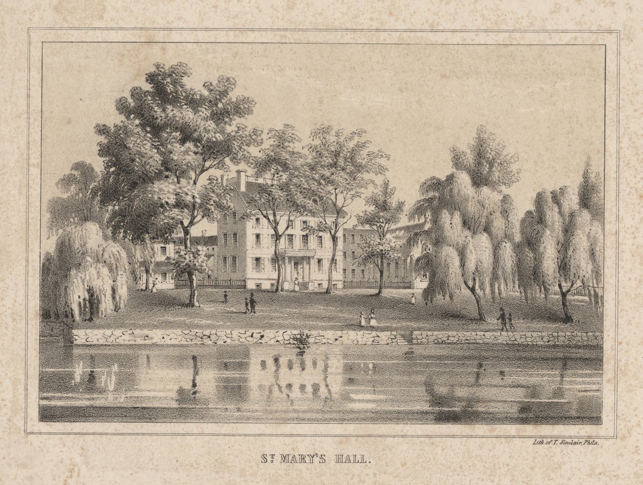 St. Mary's Hall, 1850 av Thomas S. Sinclair