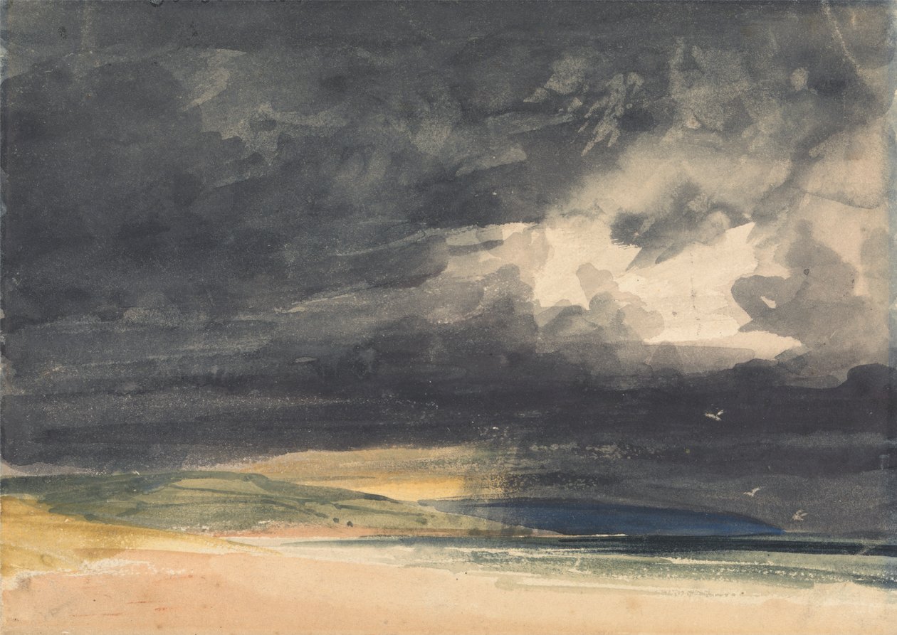 En storm på kysten av Thomas Shotter Boys