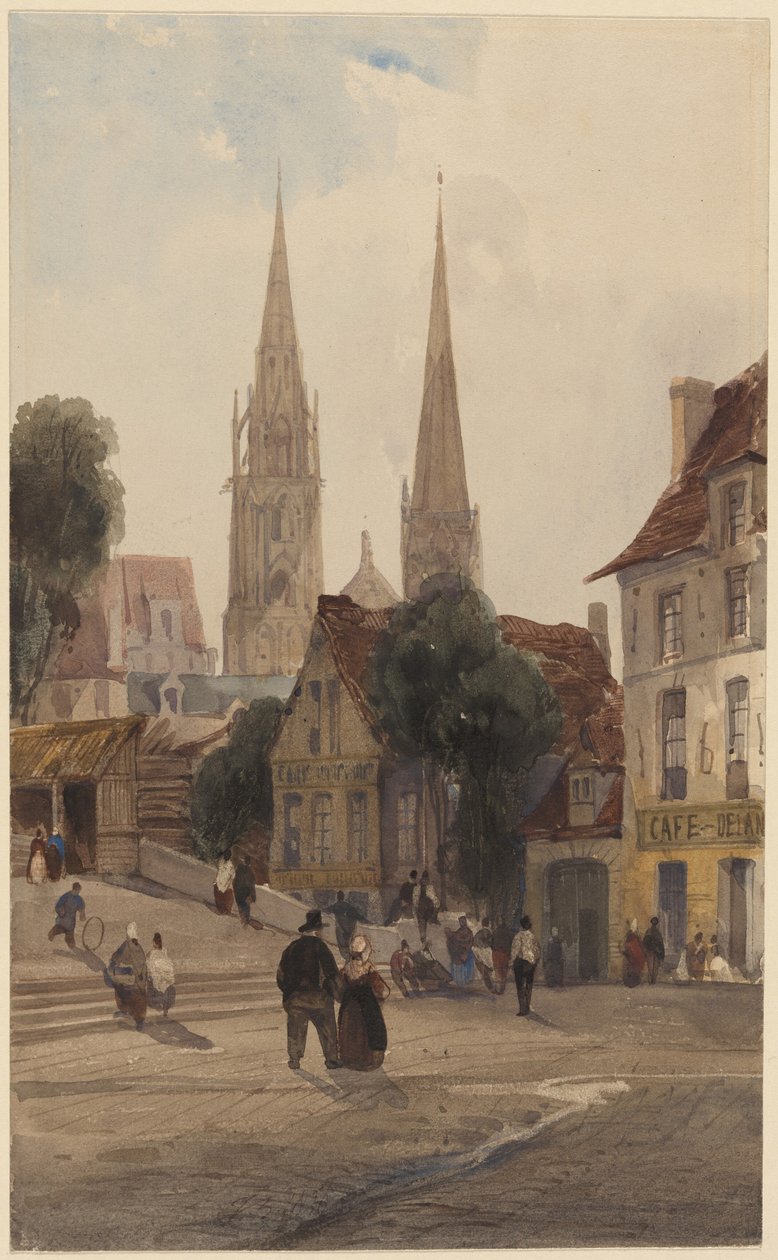 En gate i Chartres av Thomas Shotter Boys