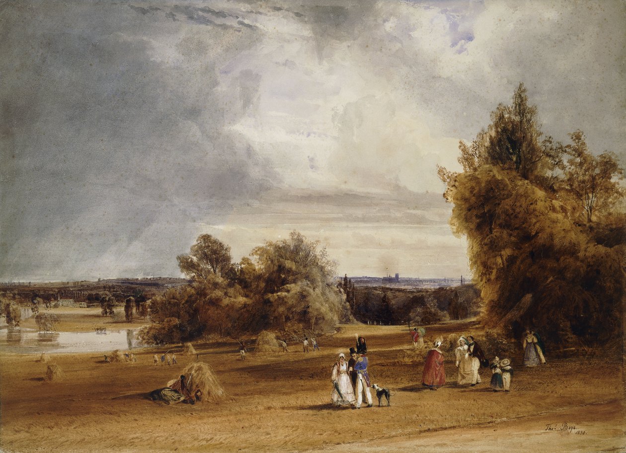 En utsikt over Paris fra St. Cloud, 1830 av Thomas Shotter Boys