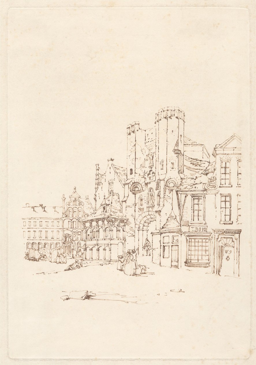 Grevene av Flanderns slott, Gent av Thomas Shotter Boys