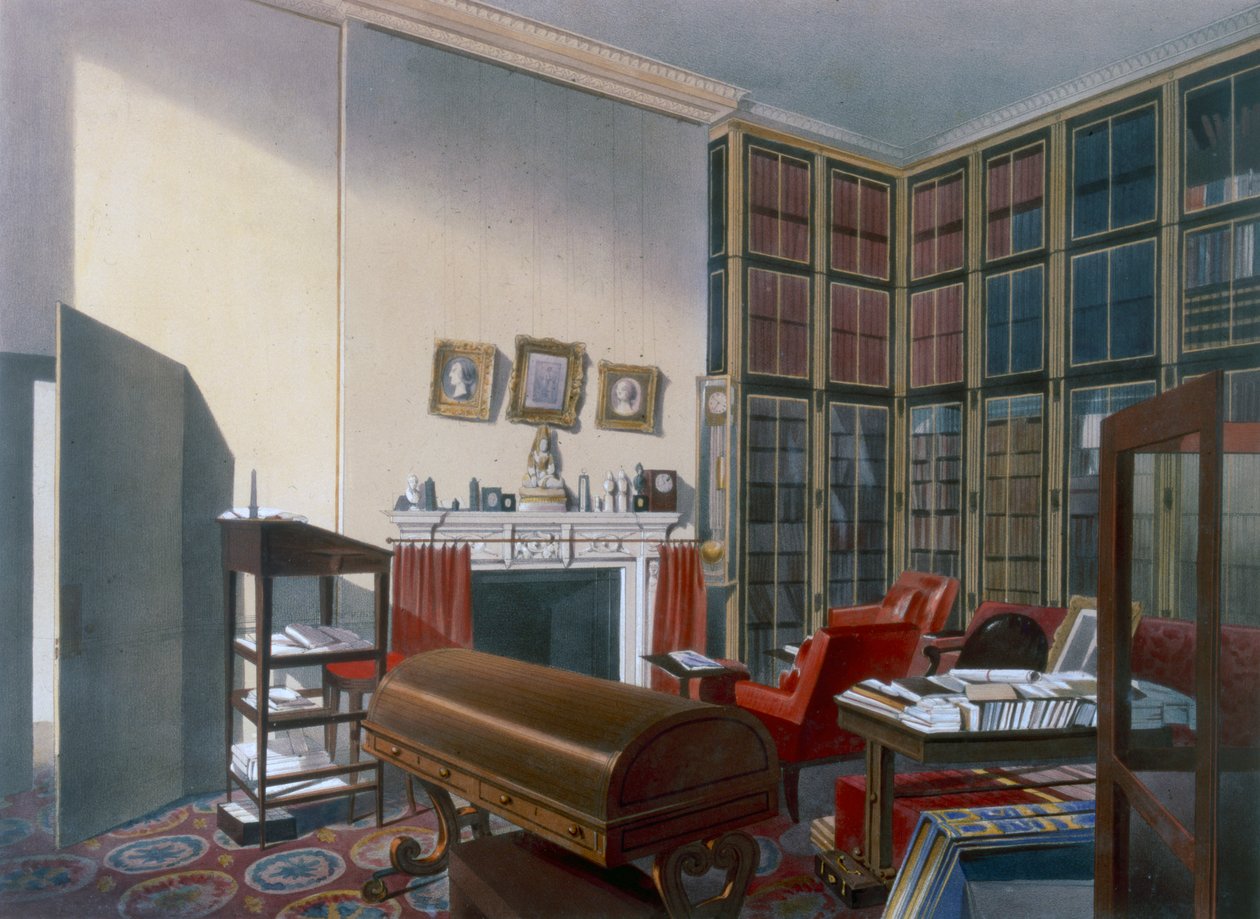 Dukes eget rom, Apsley House, Westminster, London, 1800-tallet av Thomas Shotter Boys