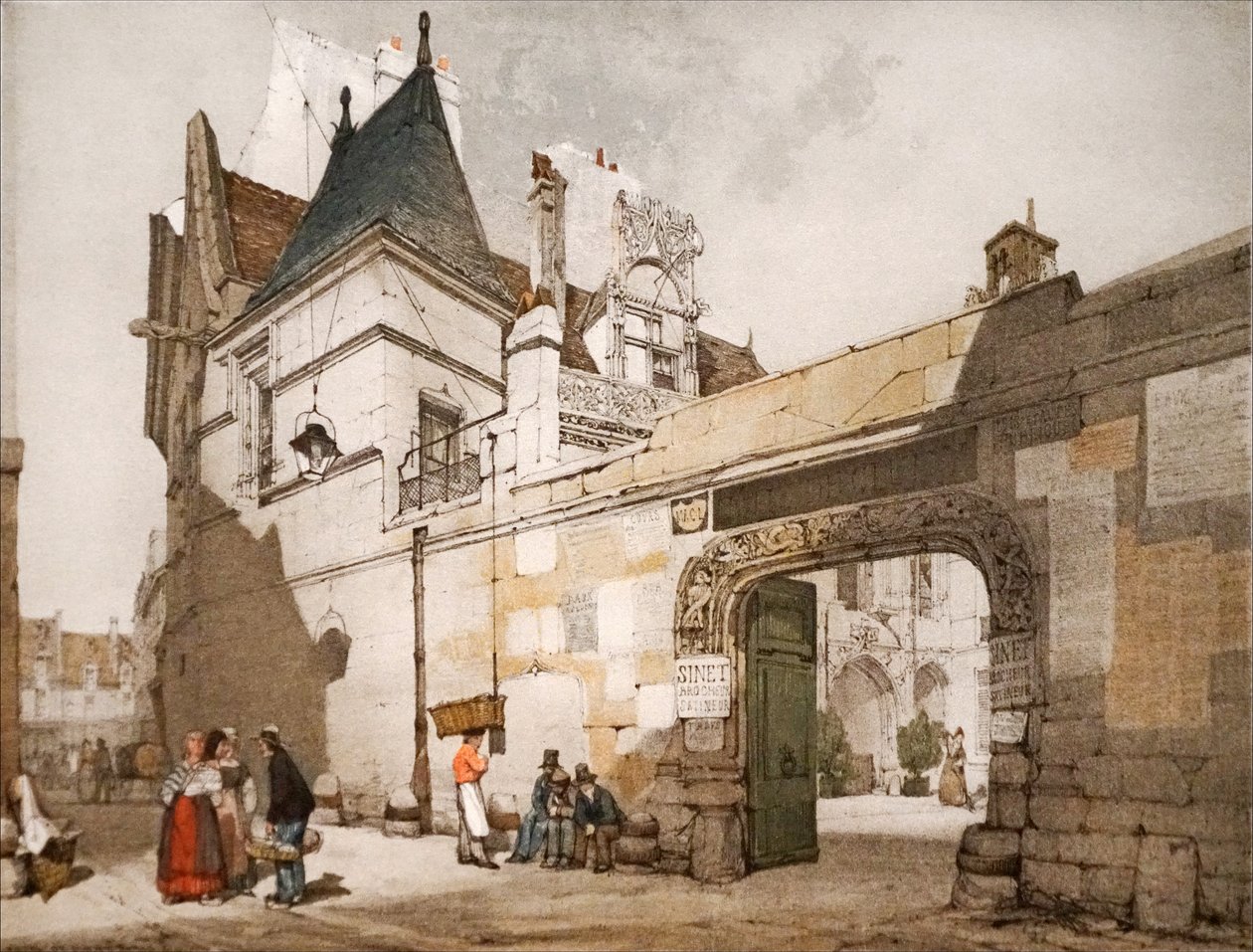 Hotel Cluny, utsiden av banen av Thomas Shotter Boys