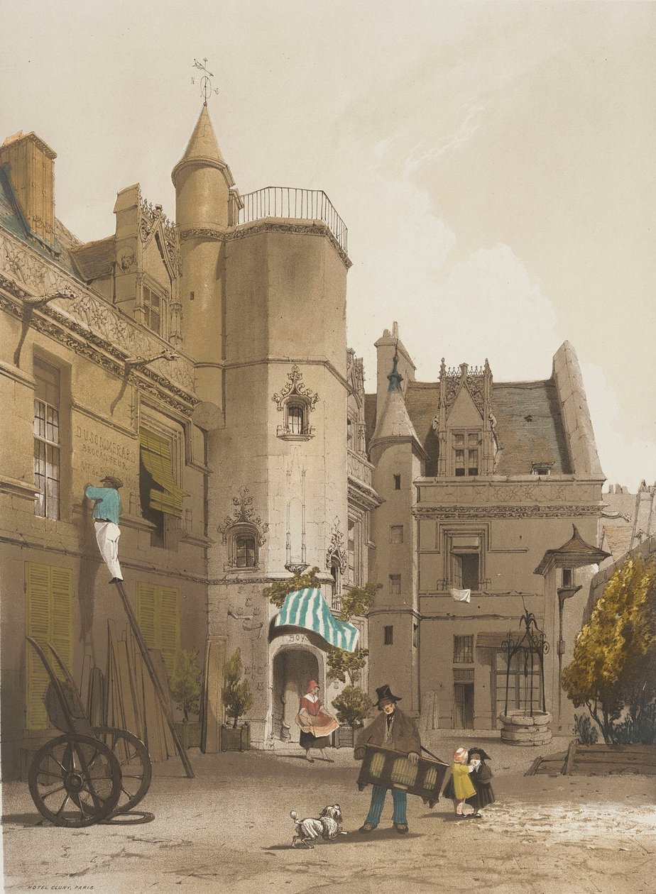 Hôtel de Cluny, Paris av Thomas Shotter Boys