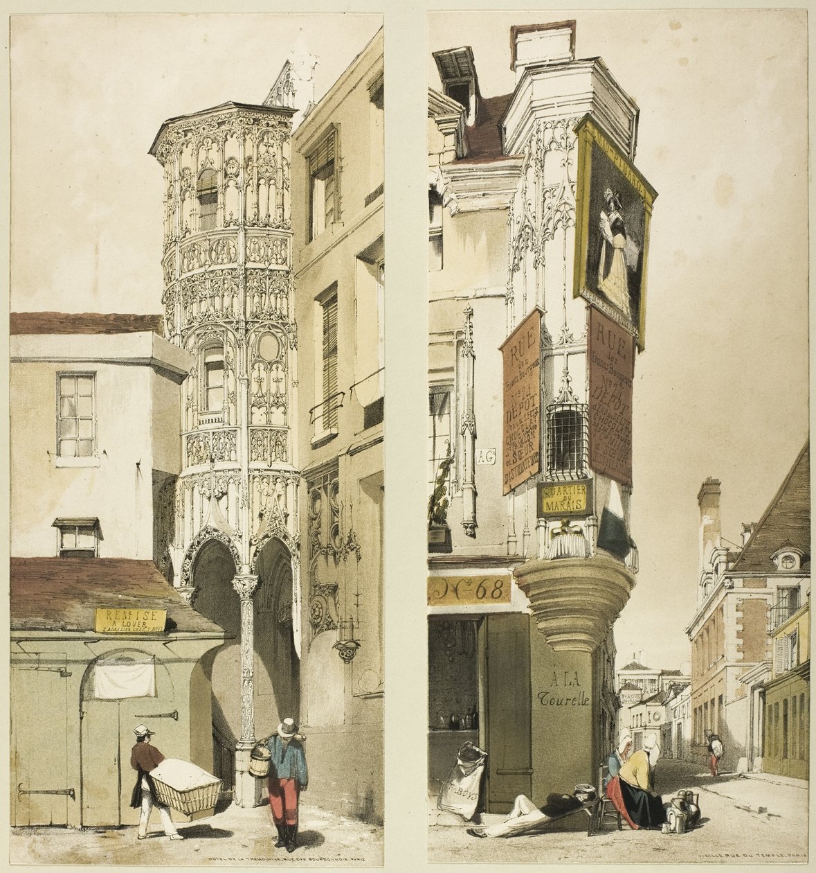Hotel de la Tremouille, Paris av Thomas Shotter Boys