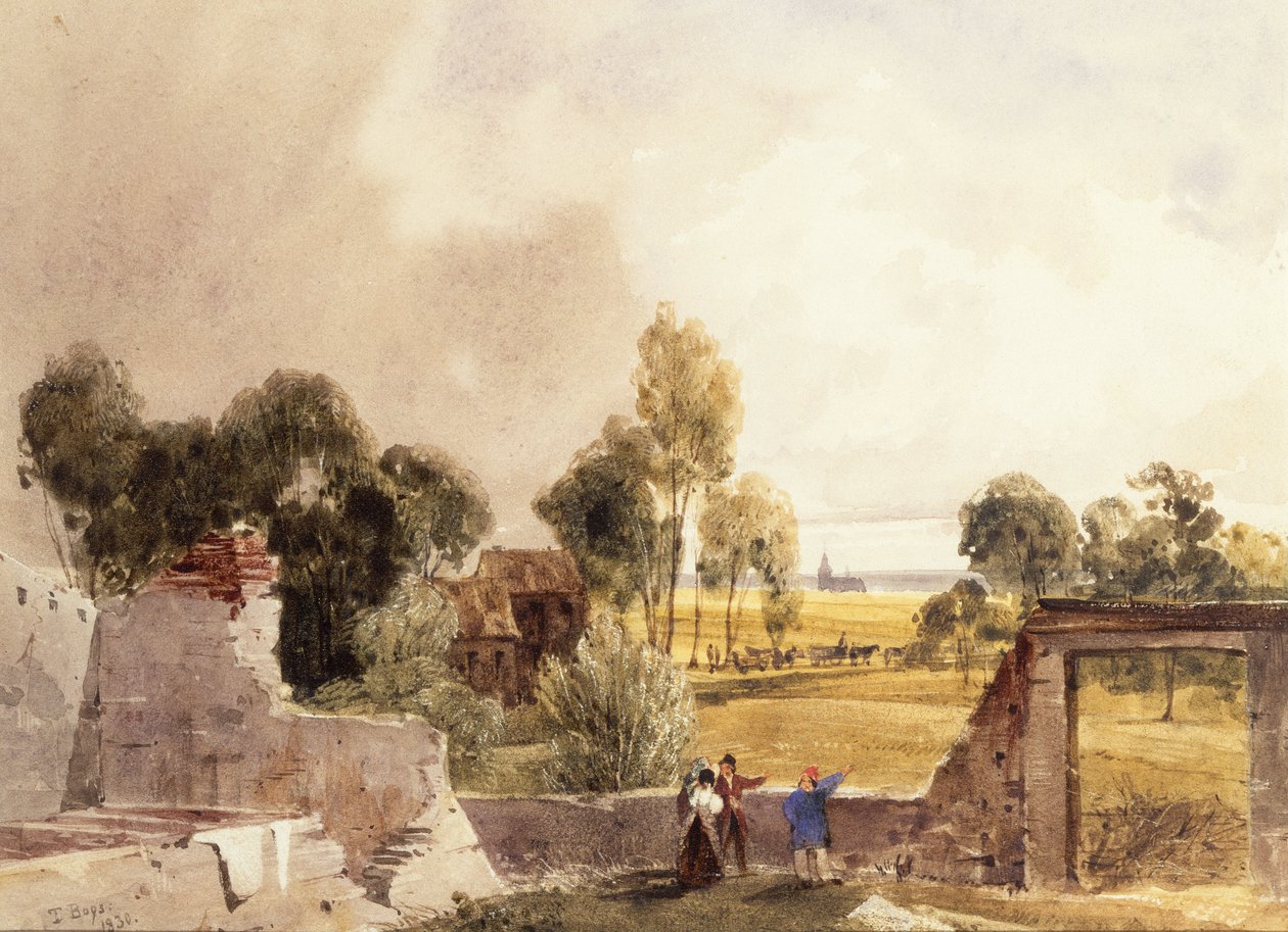 Hougoumont, Waterloo av Thomas Shotter Boys