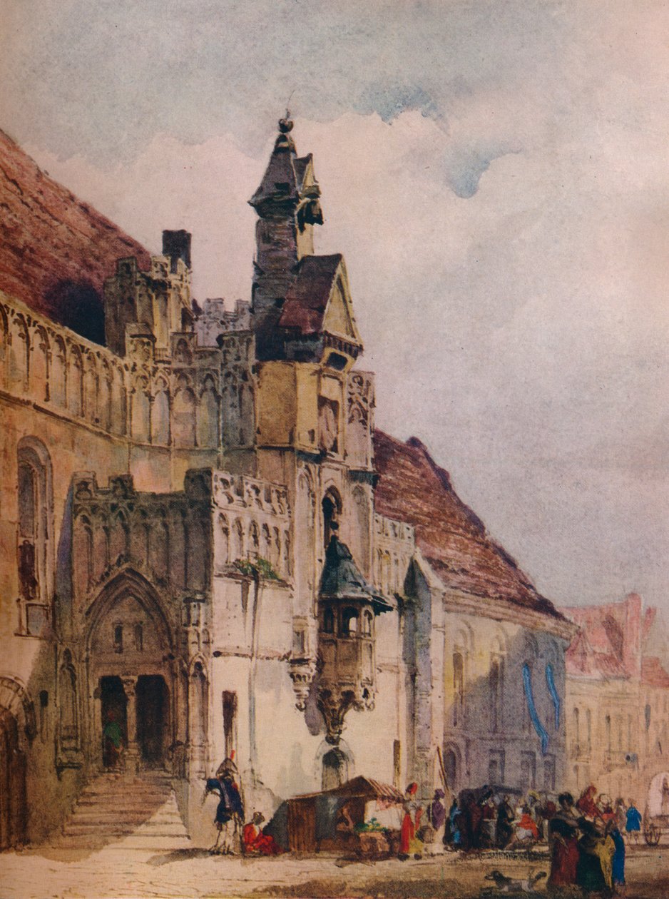 Rådhuset, St Omer, 1867 av Thomas Shotter Boys