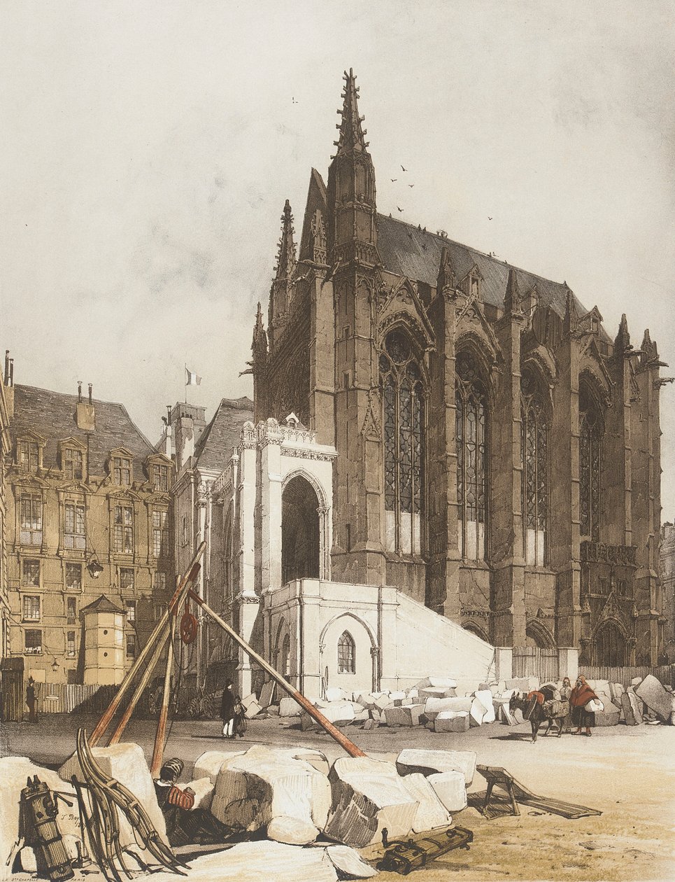 Sainte-Chapelle, Paris av Thomas Shotter Boys