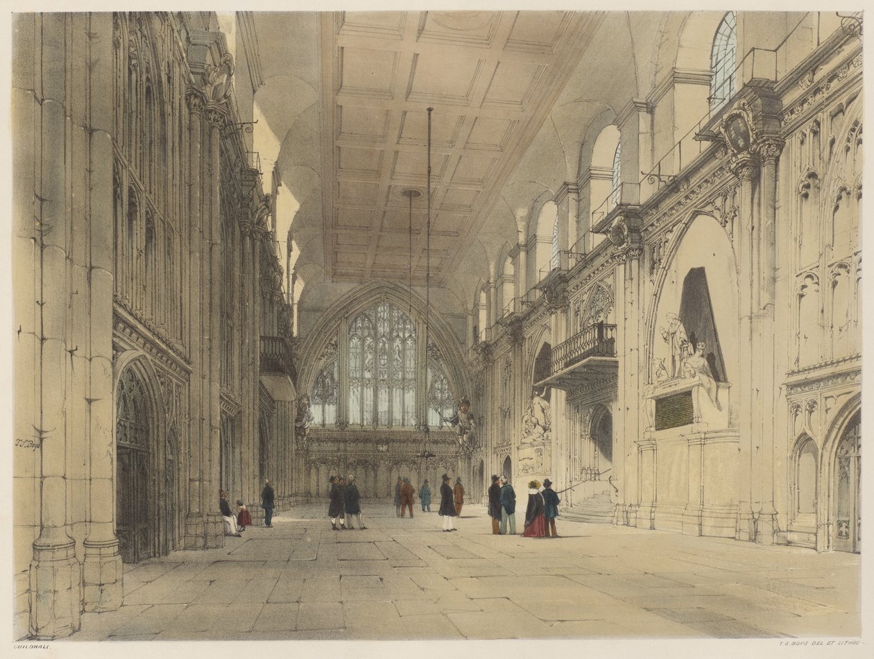 London som det er: Guildhall av Thomas Shotter Boys