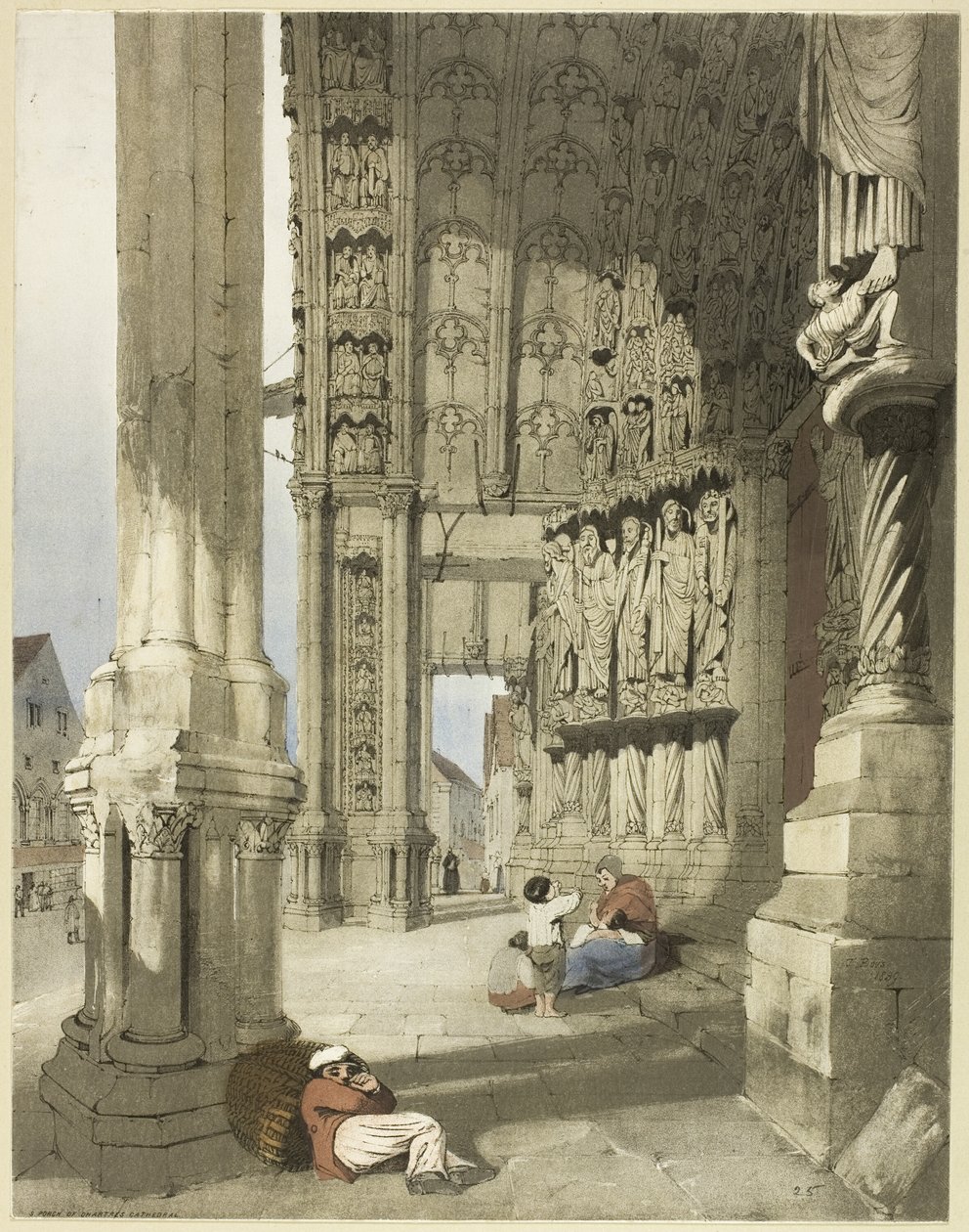 Notre Dame, Chartres av Thomas Shotter Boys