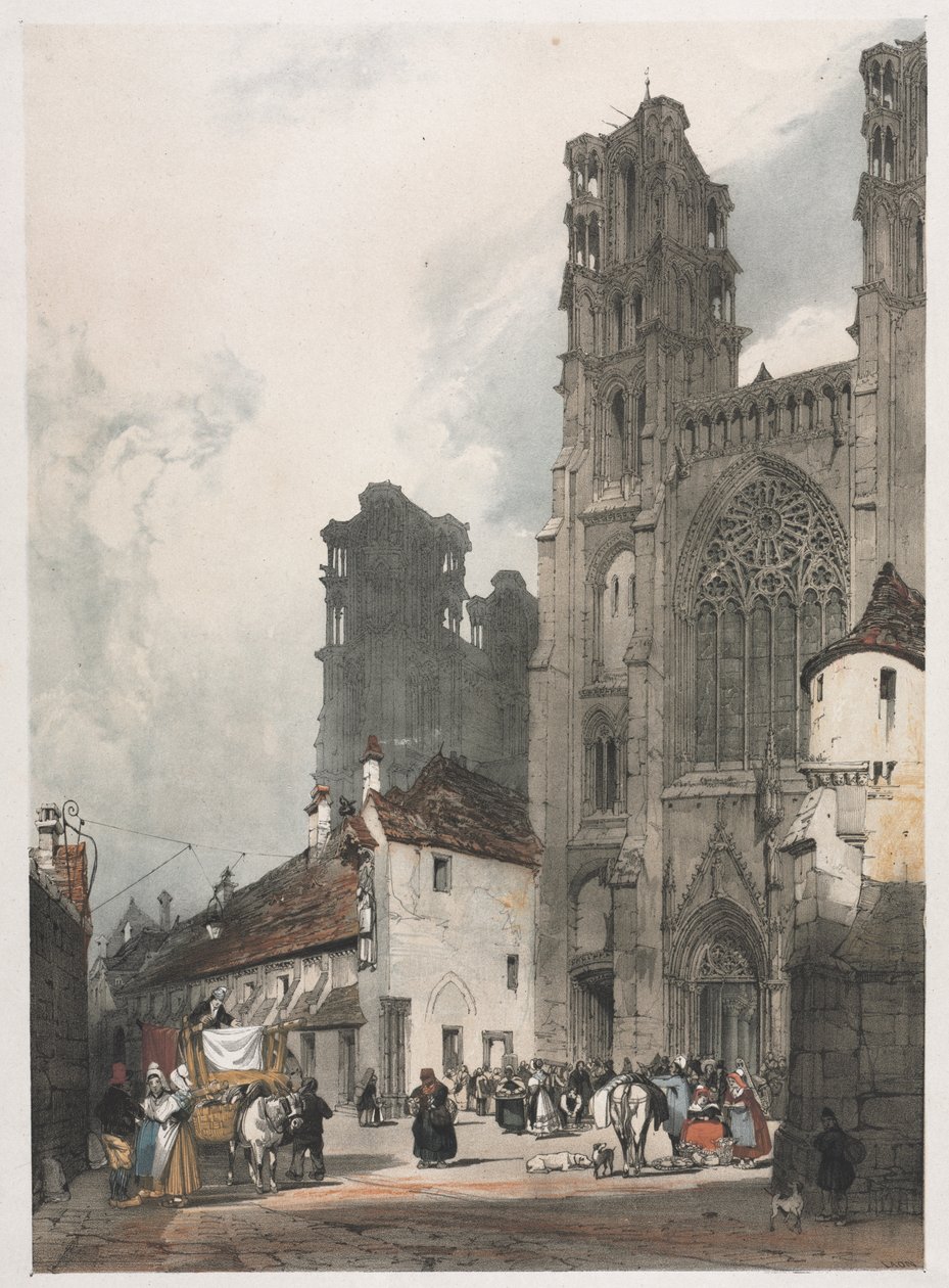 Pittoresk arkitektur i Paris, Gent, Antwerpen, Rouen: Laon, Frankrike av Thomas Shotter Boys