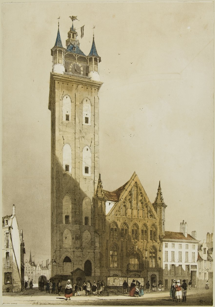 Pittoresk arkitektur i Paris, Gent, Antwerpen, Touen, etc. av Thomas Shotter Boys