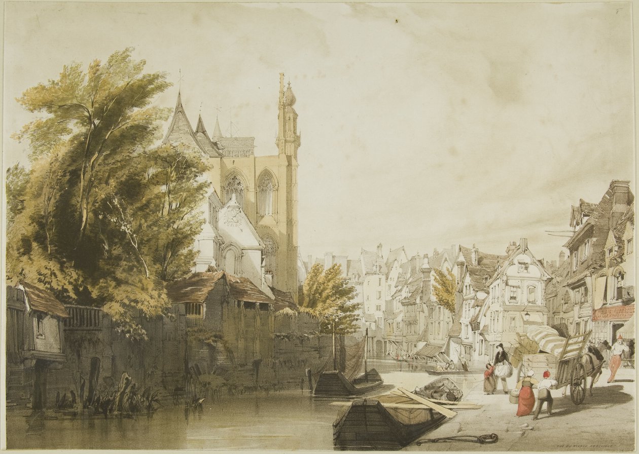 Pittoresk arkitektur i Paris, Gent, Antwerpen, Touen, etc. av Thomas Shotter Boys