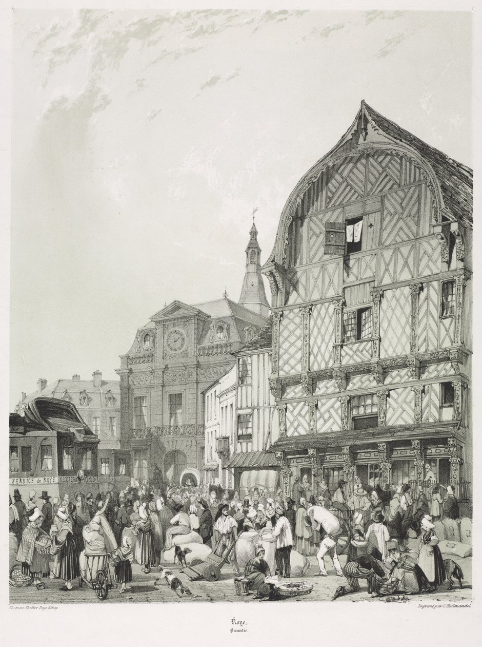 Pittoreske og romantiske reiser i det gamle Frankrike, Picardie Vol. 2, 1840. av Thomas Shotter Boys