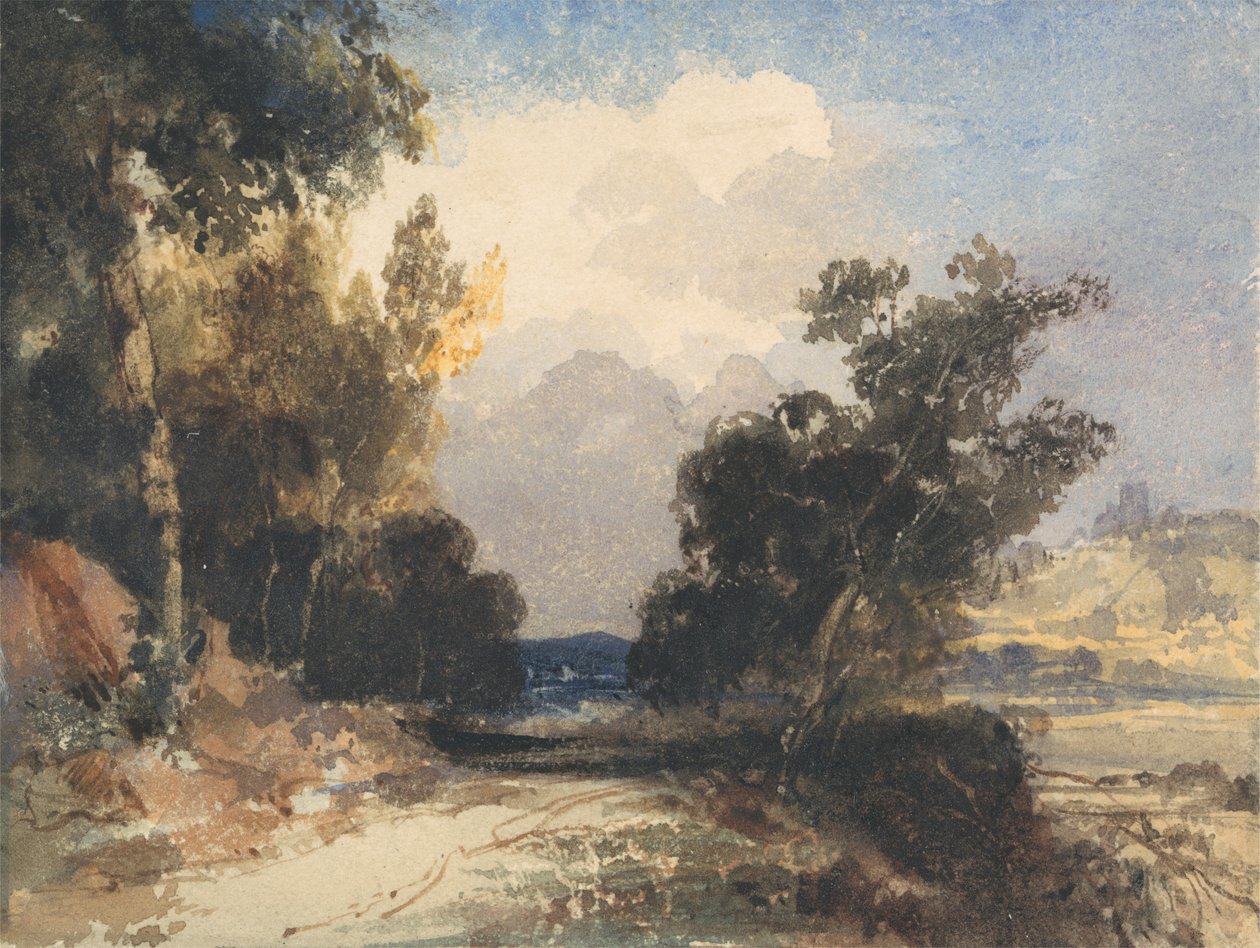 Utsikt nær Arundel Castle av Thomas Shotter Boys