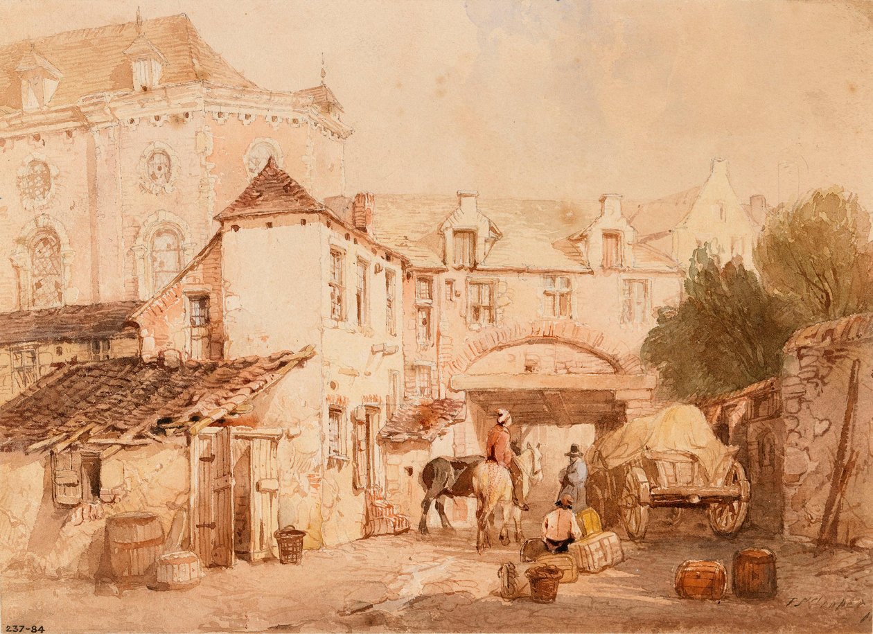 En flamsk krohage av Thomas Sidney Cooper