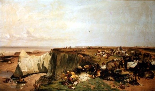 Venter på leie av Thomas Sidney Cooper