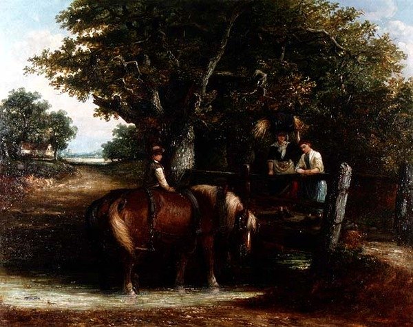 Vanningsplassen av Thomas Smythe