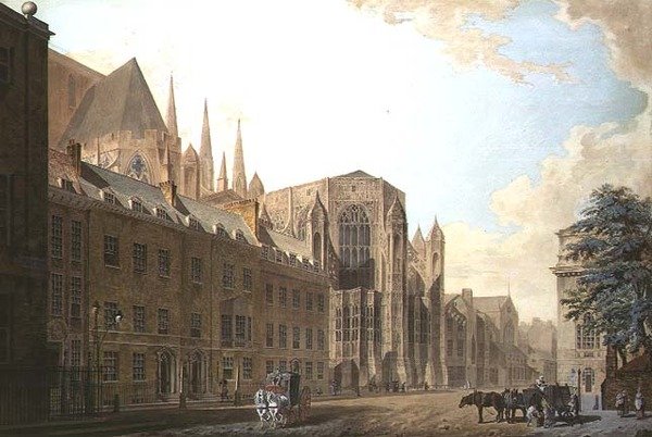 Old Palace Yard, Westminster av Thomas Snr. Malton