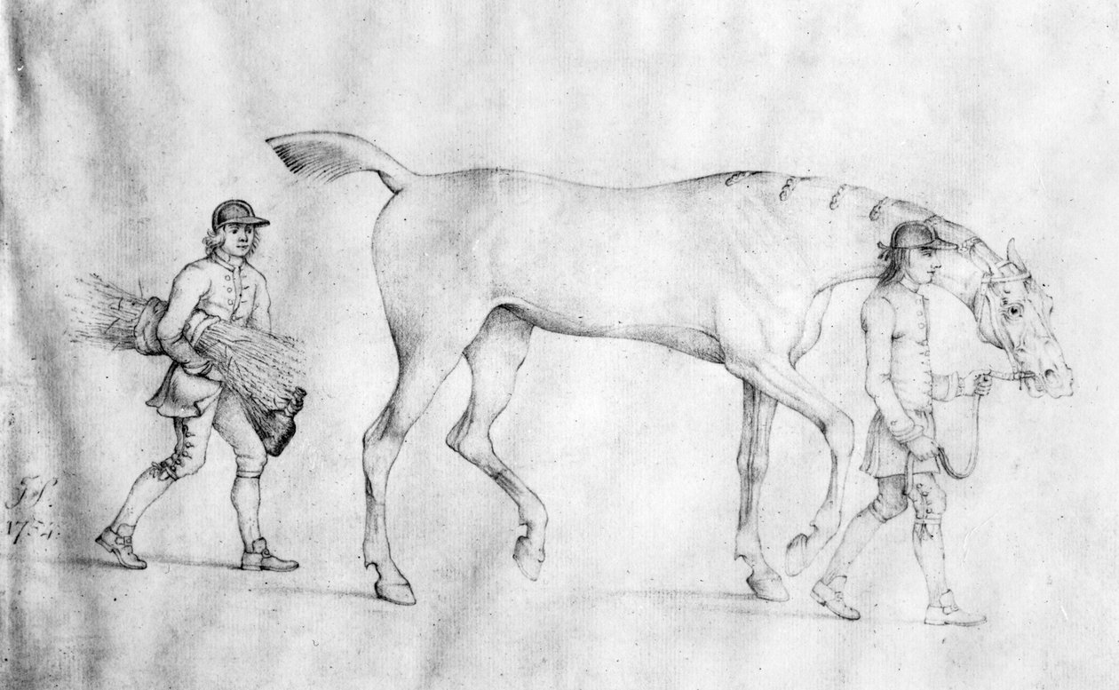 Hest og brudgom, 1754 av Thomas Spencer