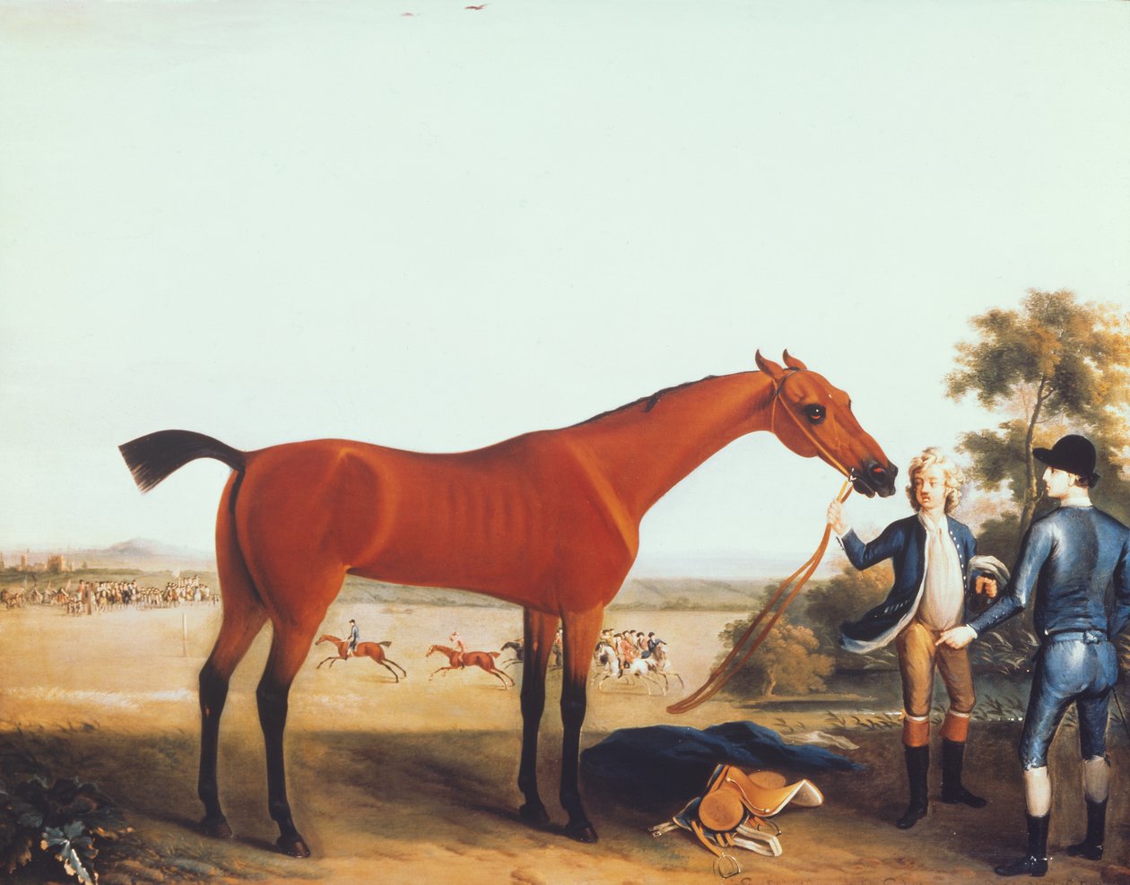 Hertugen av Devonshires veddeløpshest "Childers" av Thomas Spencer