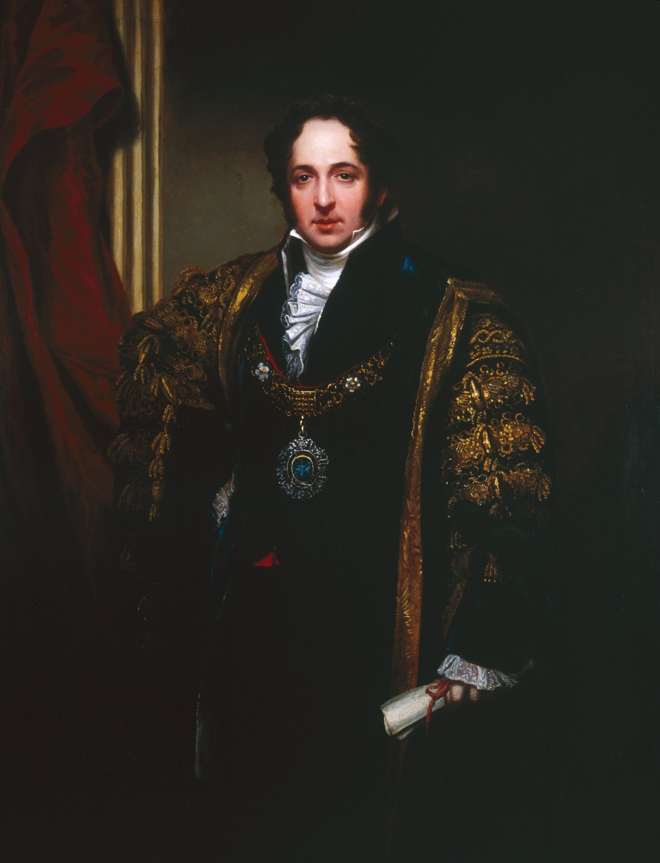 John Garratt, Lord Mayor, 1824. av Thomas Stewardson