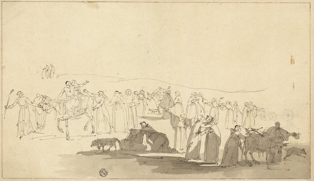 Canterbury-pilegrimer av Thomas Stothard