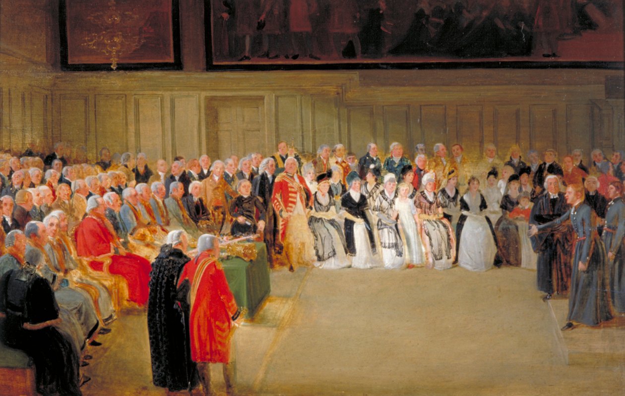 'Kristi sykehus, Matteus dag, 1798' av Thomas Stothard
