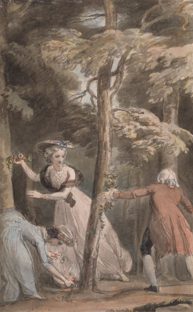Illustrasjon til den dydige foreldreløse av Thomas Stothard