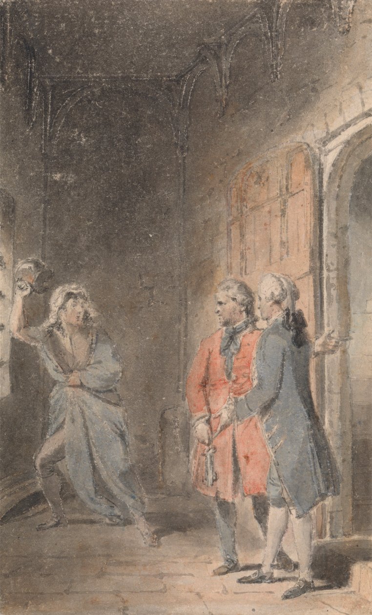 Illustrasjon til den dydige foreldreløse av Thomas Stothard