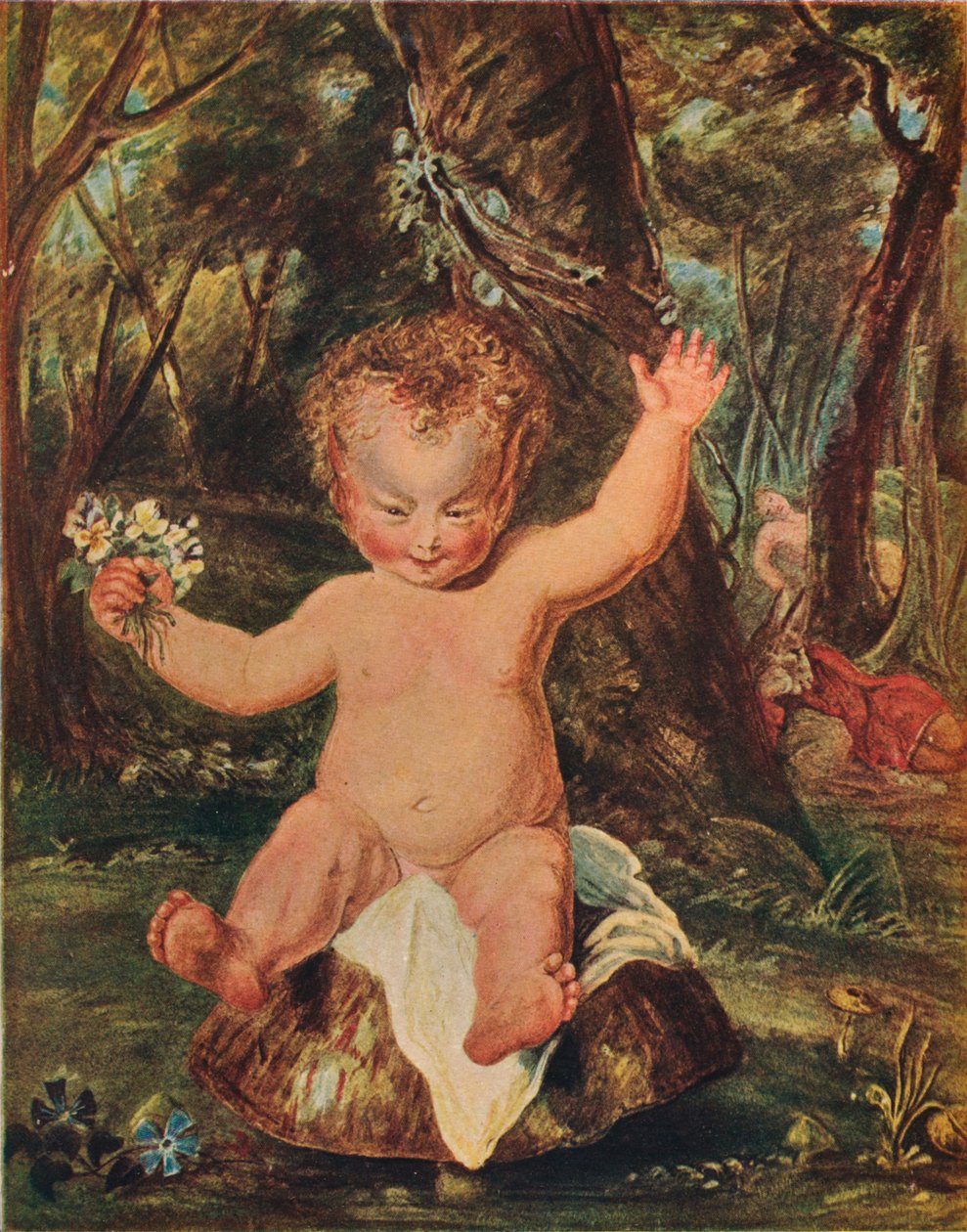 Puck, fra en vannfargetegning av Stoddart, etter Reynolds, 1789, 1903 av Thomas Stothard