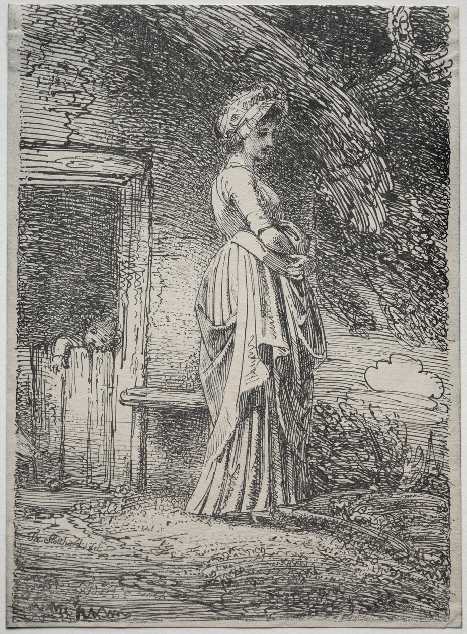 Eksemplarer av polyautografi: The Lost Apple av Thomas Stothard
