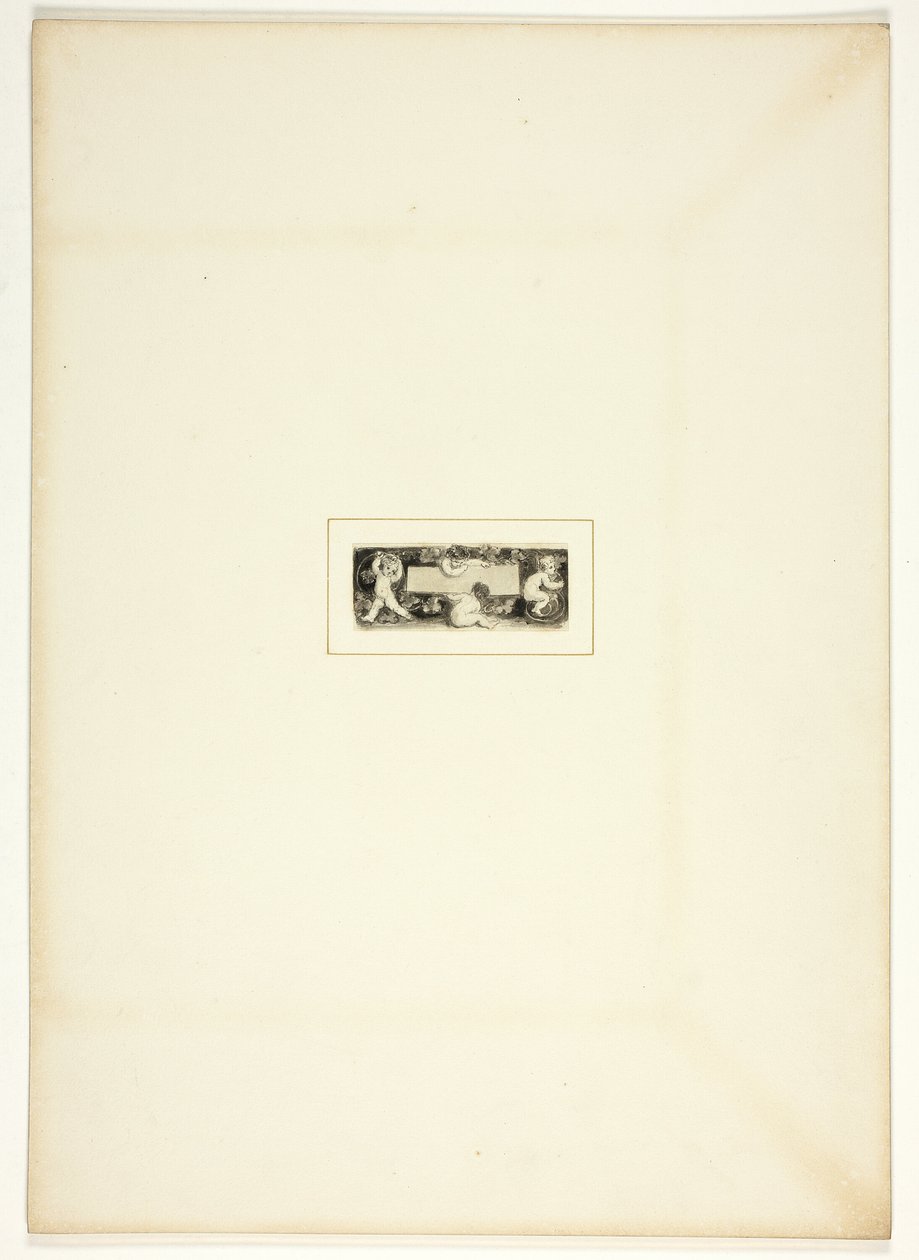 Studer for en tallerken fra The Triumphs of Temper, i Royal Engagements Pocket Book fra 1796 av Thomas Stothard