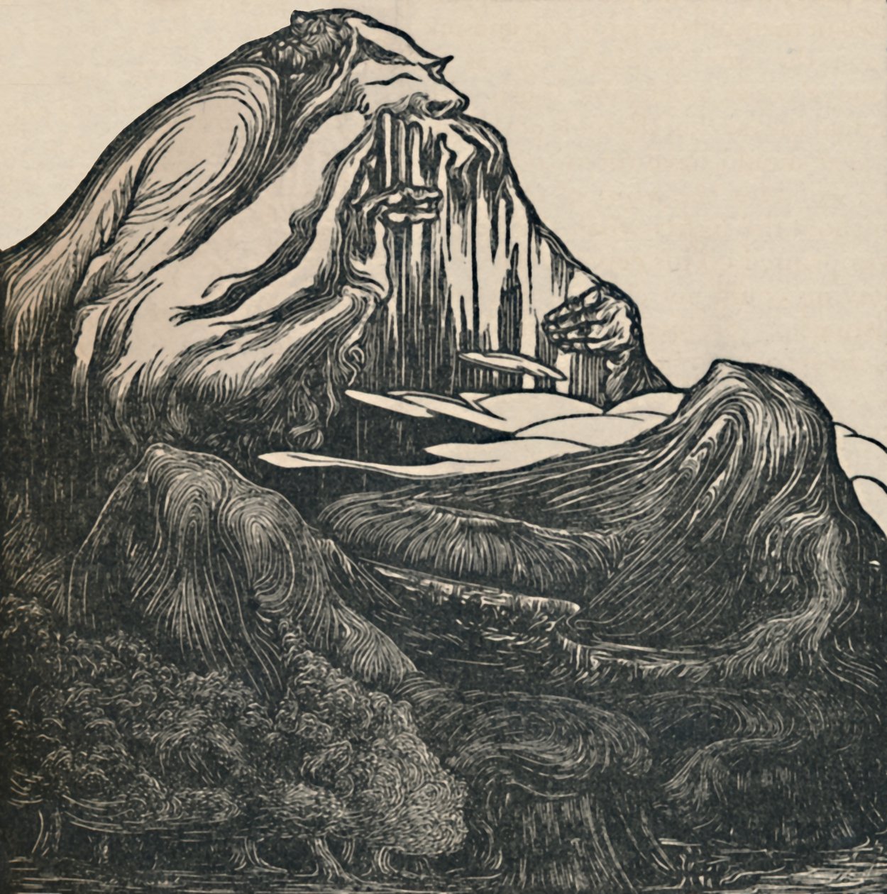 Pan Mountain, c1893, 1919 av Thomas Sturge Moore