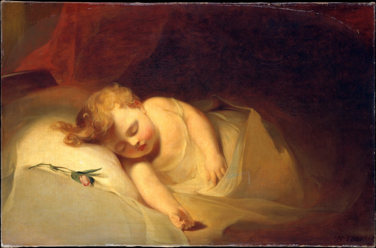 Sovende barn (Roseknoppen) av Thomas Sully