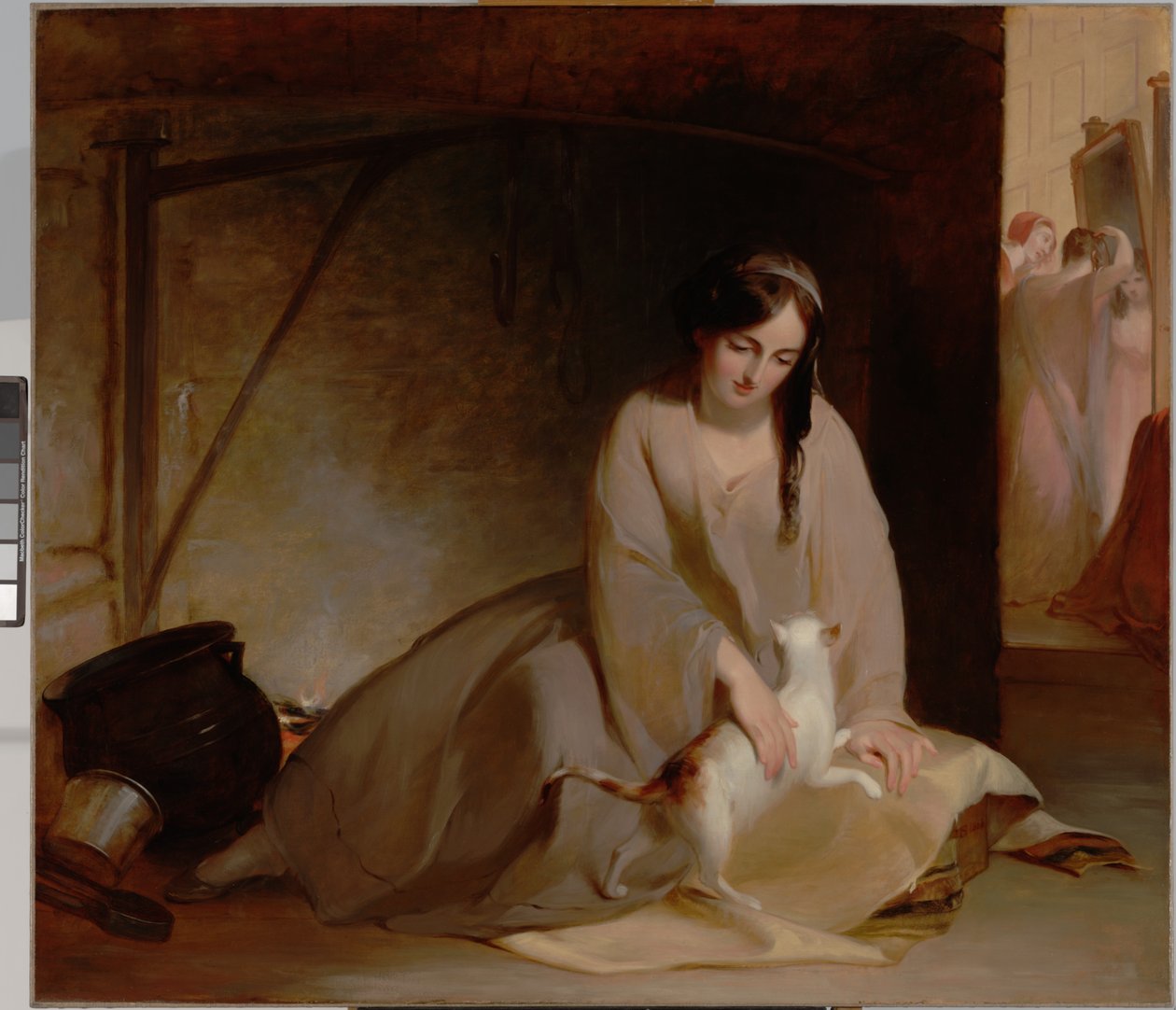 Askepott på Kitchen Fire av Thomas Sully